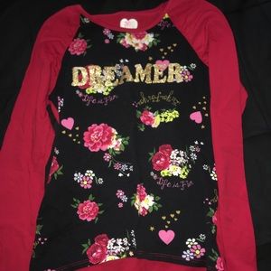 long sleeve baseball Tee